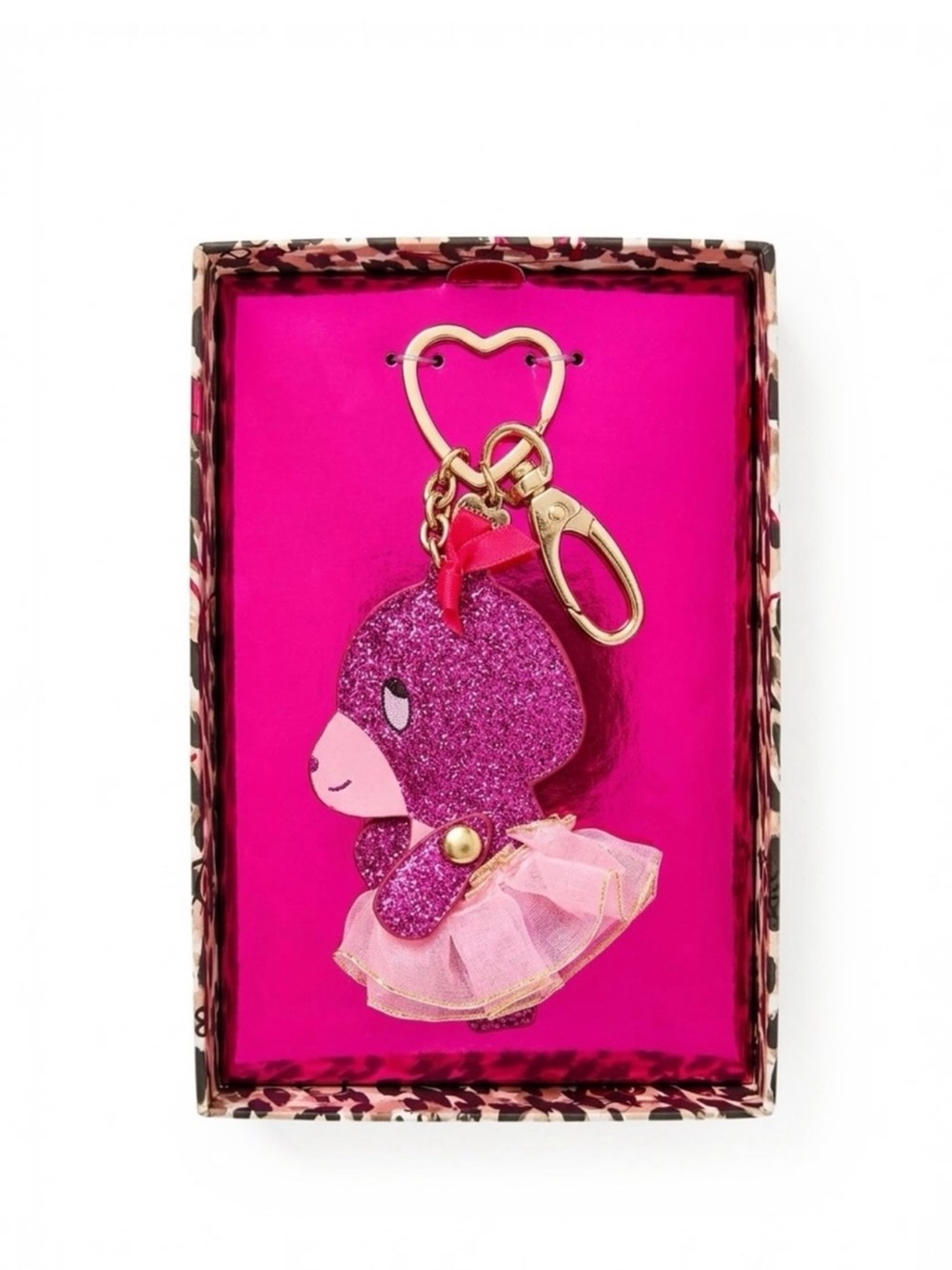 COMING SOON
Betsey Johnson Glitter Bear Bag Charm/Keychain